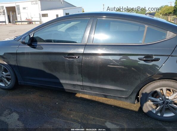 5NPD84LF1JH368225 2018 HYUNDAI ELANTRA Black Widok wnętrza 360 stopni