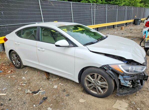 5NPD84LF1JH373120 2018 HYUNDAI ELANTRA White Front right