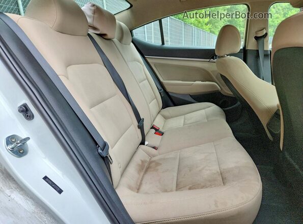 5NPD84LF1JH373120 2018 HYUNDAI ELANTRA White Rear seats view