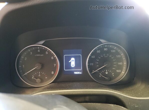 5NPD84LF1JH381654 2018 HYUNDAI ELANTRA Black Vista del cuadro de instrumentos