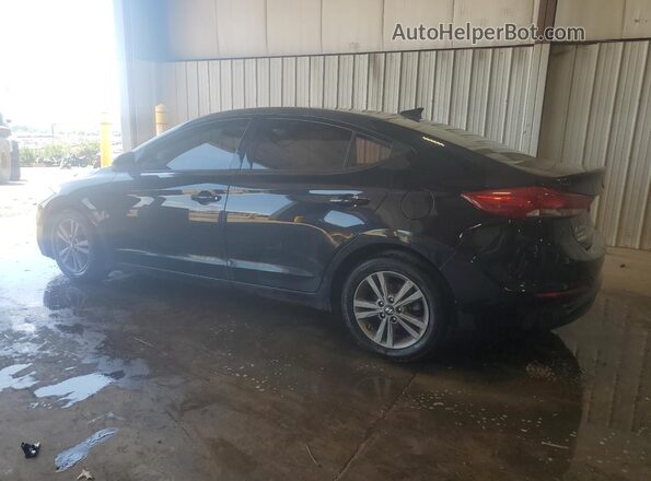 5NPD84LF1JH381654 2018 HYUNDAI ELANTRA Black Trasero izquierdo