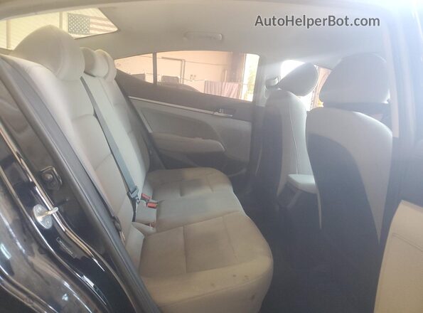 5NPD84LF1JH381654 2018 HYUNDAI ELANTRA Black Vista de los asientos traseros
