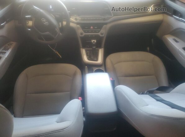 5NPD84LF1JH381654 2018 HYUNDAI ELANTRA Black Vista del salpicadero