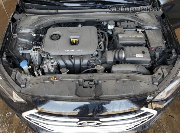 5NPD84LF1JH381654 2018 HYUNDAI ELANTRA Black Vista interior trasera