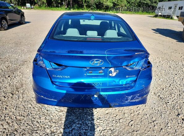 5NPD84LF1JH391102 2018 HYUNDAI ELANTRA Синий Вид сзади