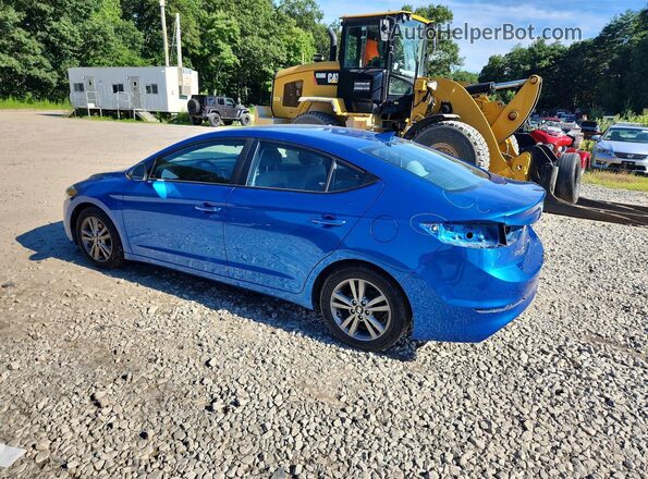 5NPD84LF1JH391102 2018 HYUNDAI ELANTRA Синий Задняя левая четверть