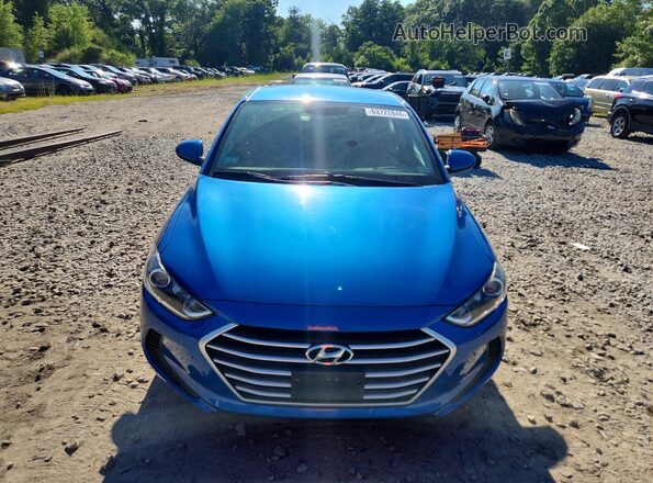 5NPD84LF1JH391102 2018 HYUNDAI ELANTRA Синий Вид спереди