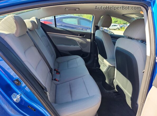 5NPD84LF1JH391102 2018 HYUNDAI ELANTRA Синий Вид задних сидений