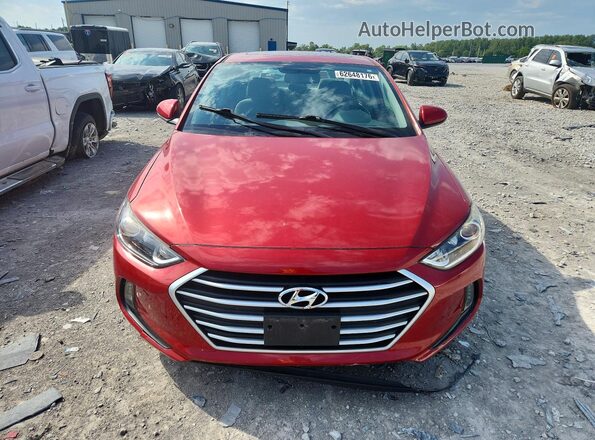 5NPD84LF1JH401997 2018 HYUNDAI ELANTRA Red Դիմացի տեսք