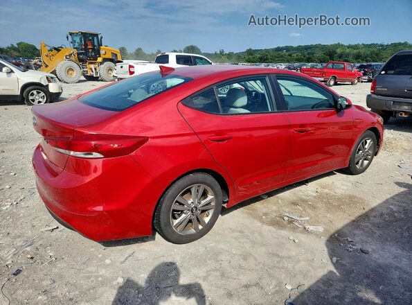 5NPD84LF1JH401997 2018 HYUNDAI ELANTRA Red Հետևի աջ