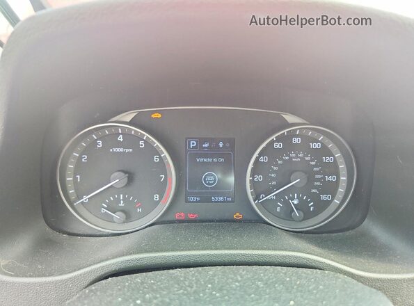 5NPD84LF1JH401997 2018 HYUNDAI ELANTRA Red Սարքավորումների վահանակի տեսք