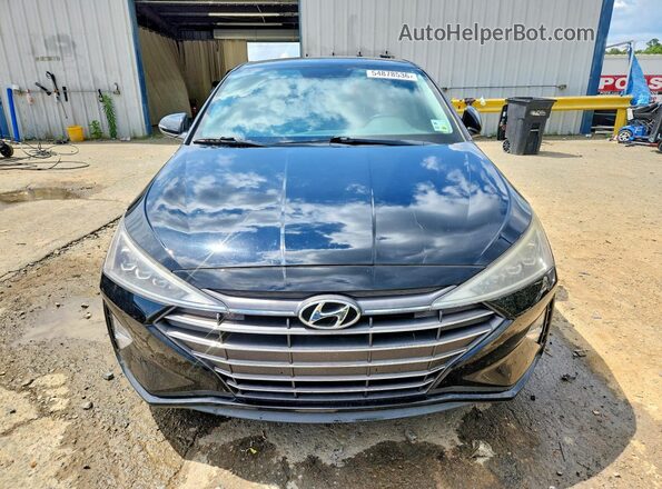 5NPD84LF1KH427324 2019 HYUNDAI ELANTRA Black Front view
