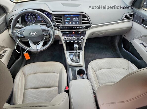 5NPD84LF1KH427324 2019 HYUNDAI ELANTRA Black Dashboard view