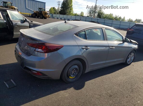 5NPD84LF1KH432037 2019 HYUNDAI ELANTRA Серый Задняя правая четверть