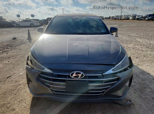 5NPD84LF1KH435116 2019 HYUNDAI ELANTRA Серый Вид спереди