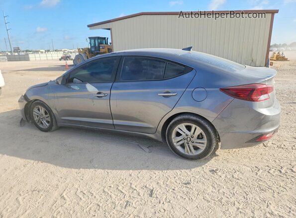 5NPD84LF1KH435116 2019 HYUNDAI ELANTRA Серый Задняя левая четверть