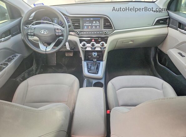 5NPD84LF1KH435116 2019 HYUNDAI ELANTRA Серый Вид панели приборов
