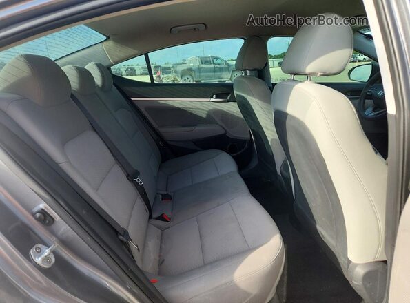 5NPD84LF1KH435116 2019 HYUNDAI ELANTRA Серый Вид задних сидений