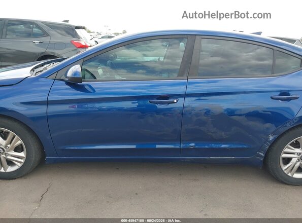 5NPD84LF1KH463126 2019 HYUNDAI ELANTRA Blue 