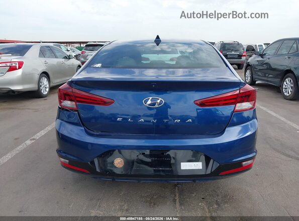 5NPD84LF1KH463126 2019 HYUNDAI ELANTRA Blue 