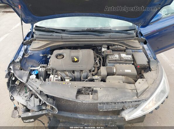 5NPD84LF1KH463126 2019 HYUNDAI ELANTRA Blue უკანა ხედი