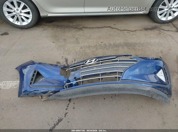 5NPD84LF1KH463126 2019 HYUNDAI ELANTRA Blue ხელსაწყოთა პანელის ხედი