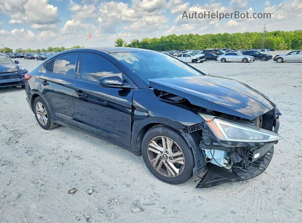 5NPD84LF1KH469458 2019 HYUNDAI ELANTRA Black წინა მარჯვენა
