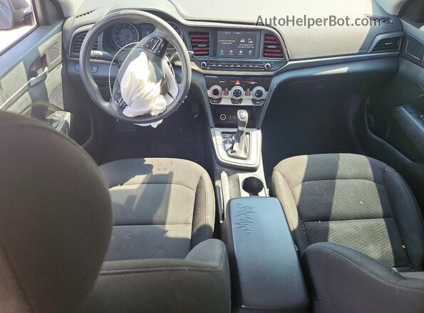 5NPD84LF1KH469458 2019 HYUNDAI ELANTRA Black წინა პანელის ხედი