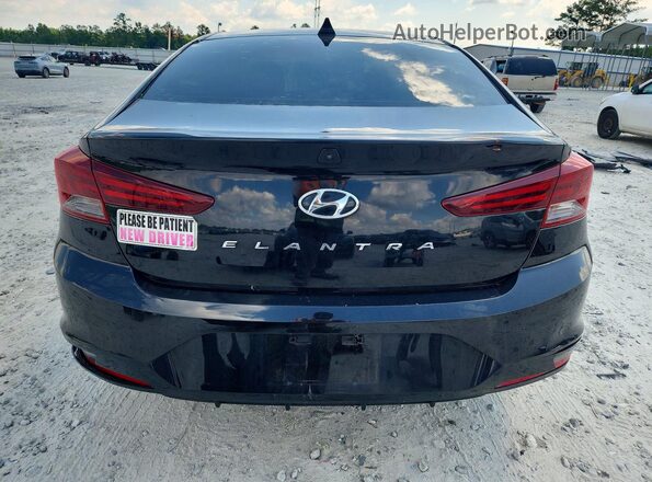 5NPD84LF1KH469458 2019 HYUNDAI ELANTRA Black უკანა ხედი