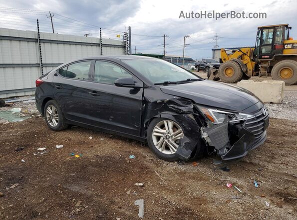 5NPD84LF1LH524329 2020 HYUNDAI ELANTRA Black Delantero derecho