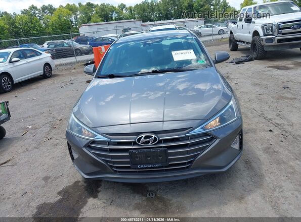 5NPD84LF1LH534388 2020 HYUNDAI ELANTRA Gray Вид щитка приладів