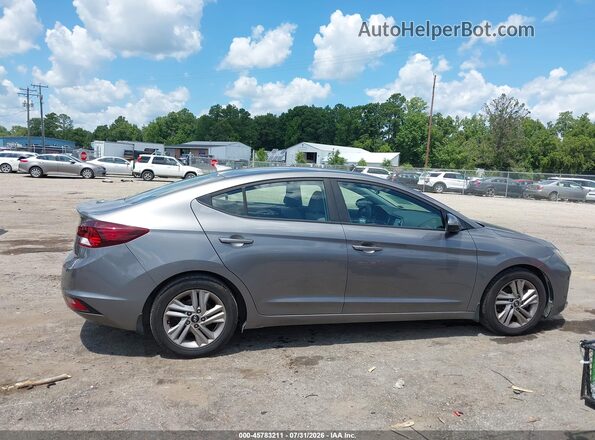 5NPD84LF1LH534388 2020 HYUNDAI ELANTRA Gray Вид задньої частини салону