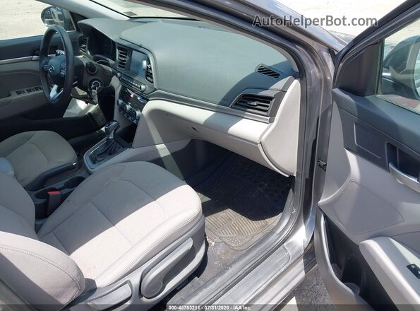 5NPD84LF1LH534388 2020 HYUNDAI ELANTRA Gray Вид салону спереду