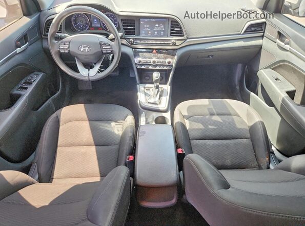 5NPD84LF1LH542006 2020 HYUNDAI ELANTRA White Vista del salpicadero