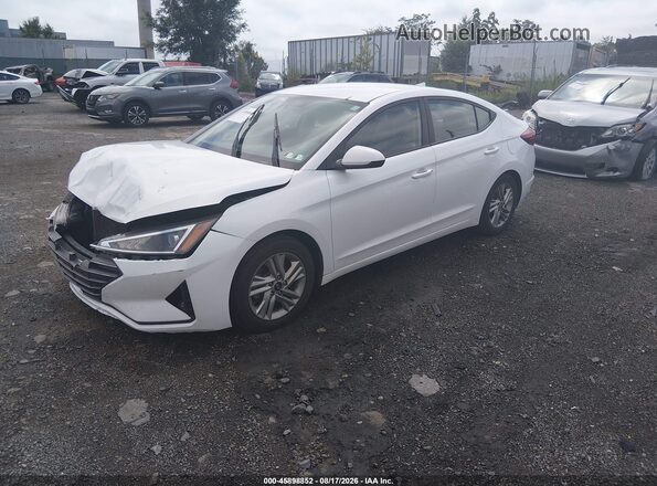 5NPD84LF1LH543141 2020 HYUNDAI ELANTRA White Vista tres cuartos delantera izquierda