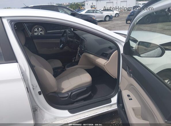 5NPD84LF1LH543141 2020 HYUNDAI ELANTRA White Vista interior delantera