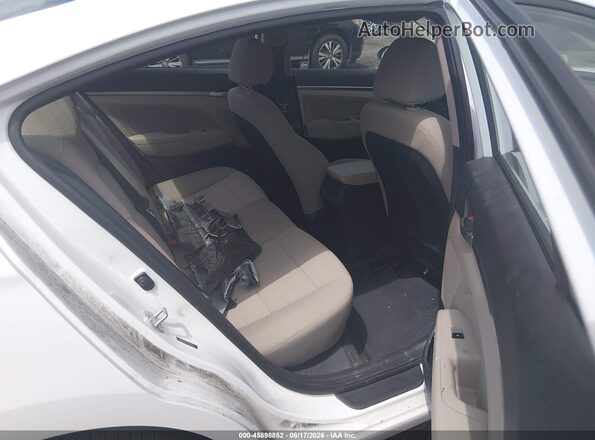 5NPD84LF1LH543141 2020 HYUNDAI ELANTRA White Vista de la etiqueta del VIN