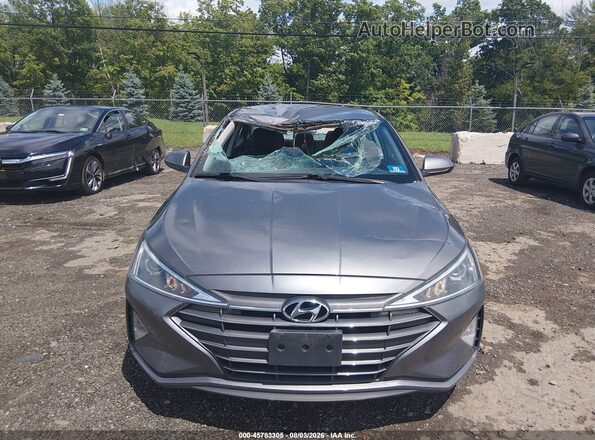 5NPD84LF1LH543804 2020 HYUNDAI ELANTRA Серый Вид спереди