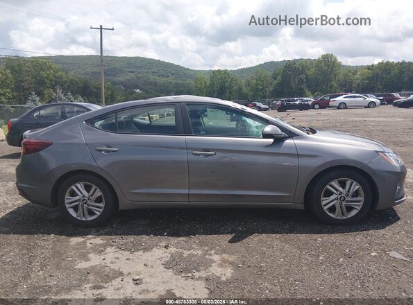 5NPD84LF1LH543804 2020 HYUNDAI ELANTRA Серый Вид задней части салона