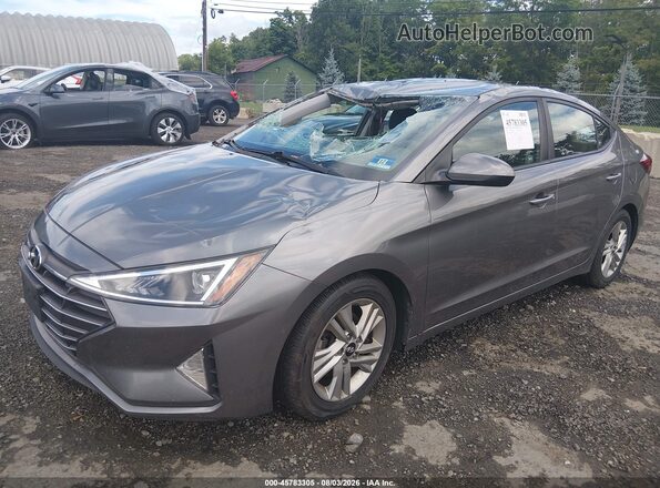 5NPD84LF1LH543804 2020 HYUNDAI ELANTRA Серый Передняя левая четверть