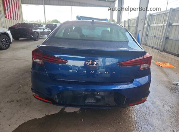 5NPD84LF1LH544998 2020 HYUNDAI ELANTRA Синий Вид сзади