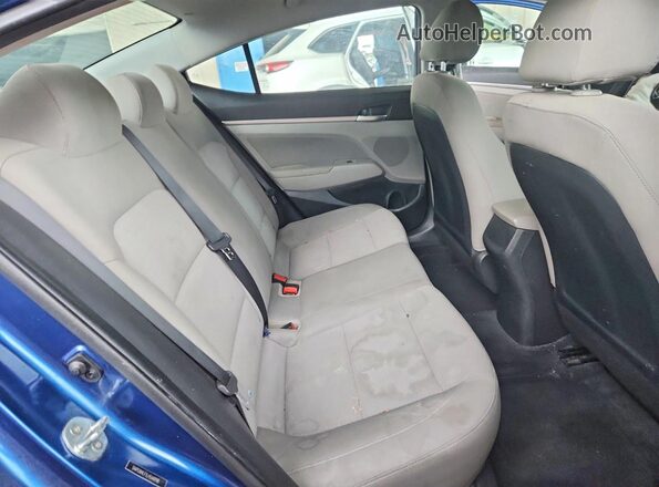 5NPD84LF1LH544998 2020 HYUNDAI ELANTRA Синий Вид задних сидений