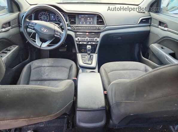 5NPD84LF1LH547898 2020 HYUNDAI ELANTRA White Սարքավորումների վահանակի տեսք