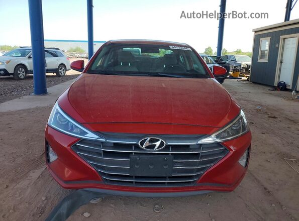 5NPD84LF1LH551045 2020 HYUNDAI ELANTRA Red Widok z przodu
