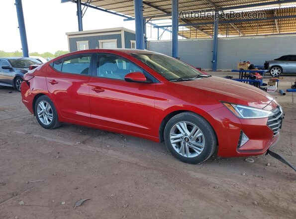 5NPD84LF1LH551045 2020 HYUNDAI ELANTRA Red Przód prawy