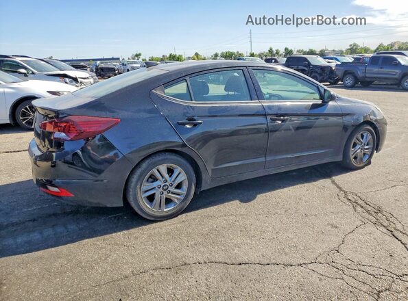 5NPD84LF1LH575393 2020 HYUNDAI ELANTRA Black Tył prawy