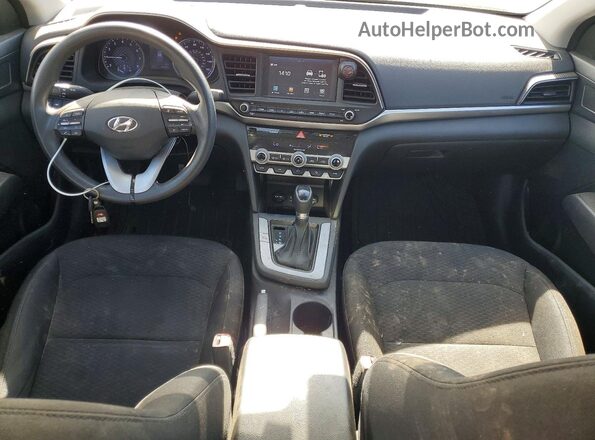 5NPD84LF1LH575393 2020 HYUNDAI ELANTRA Black Widok deski rozdzielczej