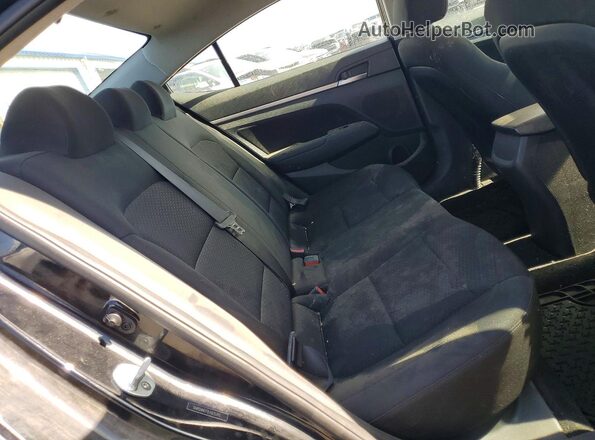 5NPD84LF1LH575393 2020 HYUNDAI ELANTRA Black Widok tylnych siedzeń