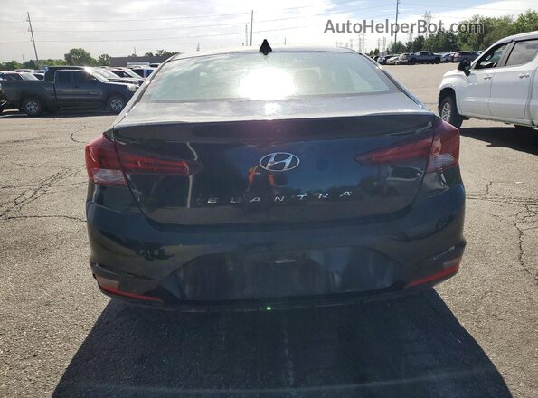 5NPD84LF1LH575393 2020 HYUNDAI ELANTRA Black Widok z tyłu
