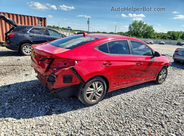 5NPD84LF1LH581856 2020 HYUNDAI ELANTRA Red Trasero derecho